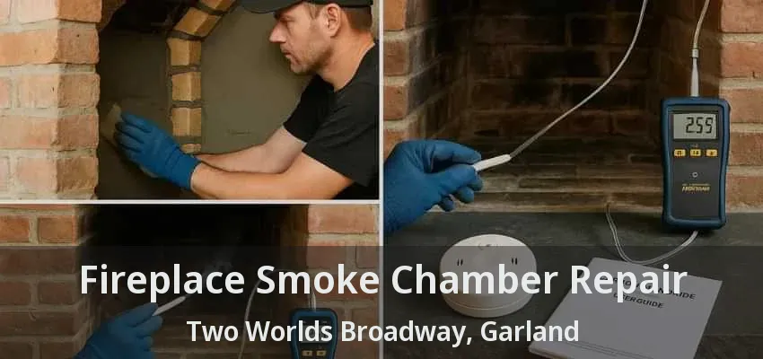 Fireplace Smoke Chamber Repair Two Worlds Broadway, Garland - TX