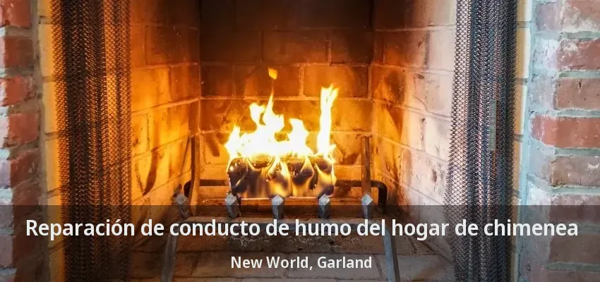 Reparación de conducto de humo del hogar de chimenea New World, Garland - TX