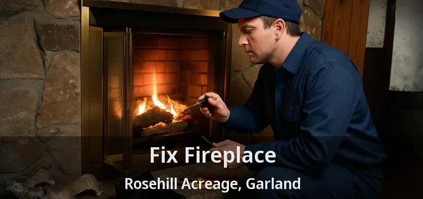 Fix Fireplace Rosehill Acreage, Garland - TX