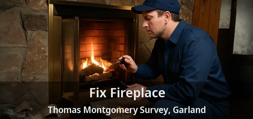 Fix Fireplace Thomas Montgomery Survey, Garland - TX