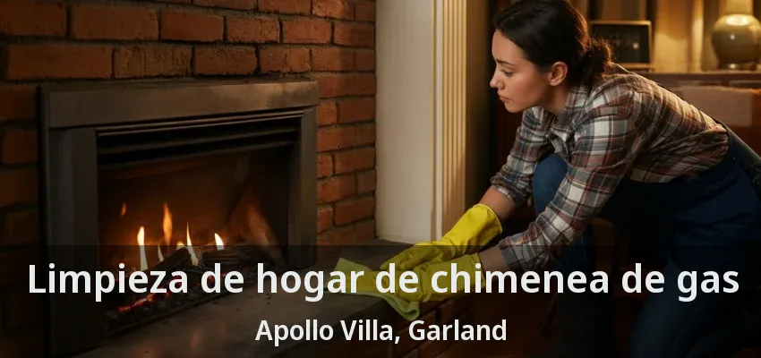 Limpieza de hogar de chimenea de gas Apollo Villa, Garland - TX