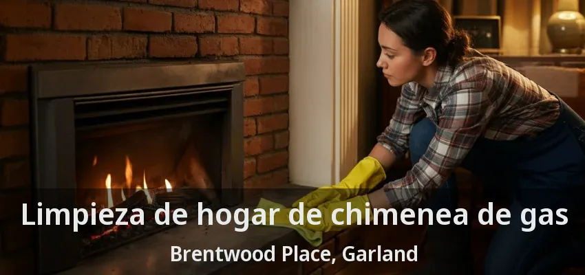 Limpieza de hogar de chimenea de gas Brentwood Place, Garland - TX