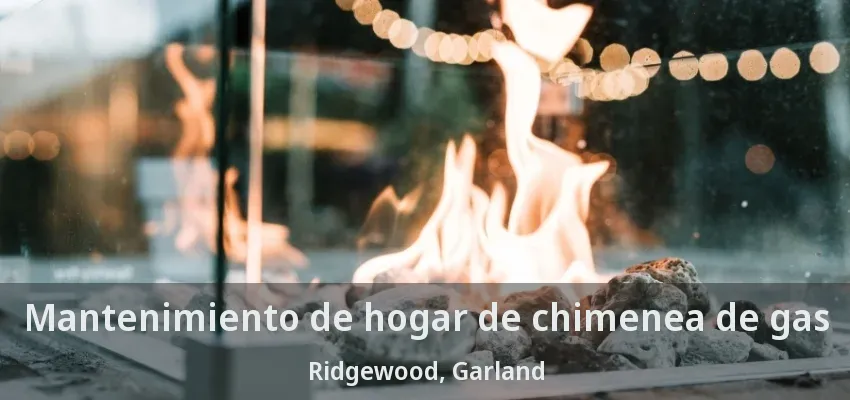 Mantenimiento de hogar de chimenea de gas Ridgewood, Garland - TX