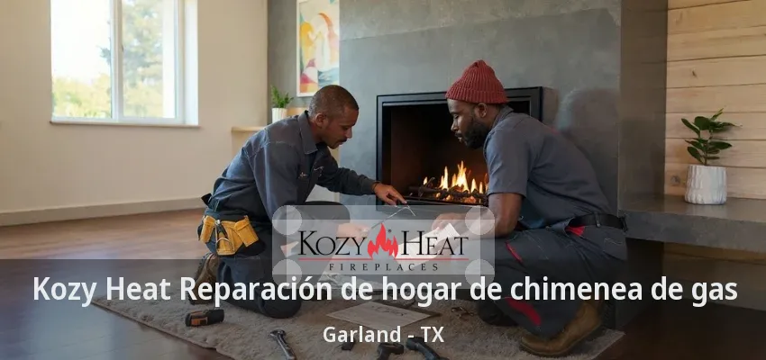 Kozy Heat Reparación de hogar de chimenea de gas Garland - TX