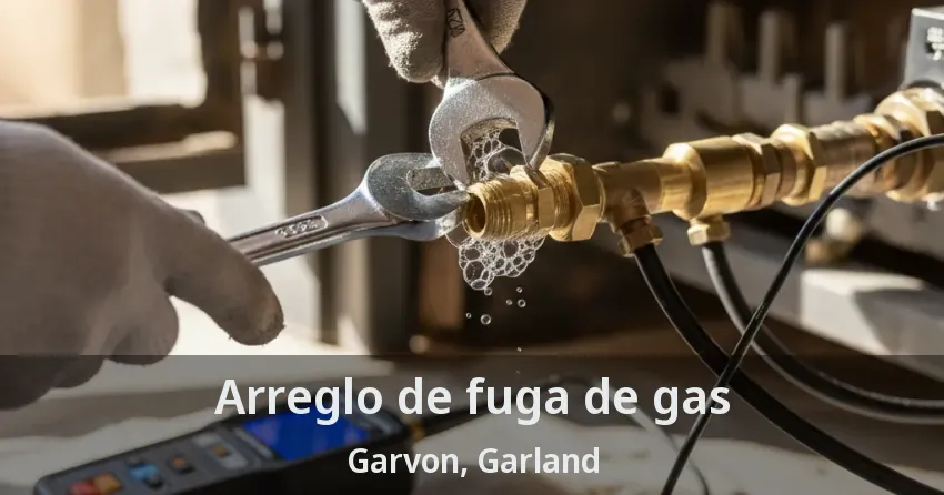 Arreglo de fuga de gas Garvon, Garland - TX Arreglo de fuga de gas Garvon, Garland - TX