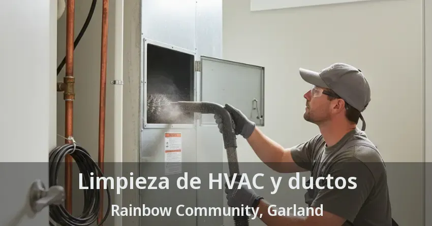 Limpieza de HVAC y ductos Rainbow Community, Garland - TX Limpieza de HVAC y ductos Rainbow Community, Garland - TX