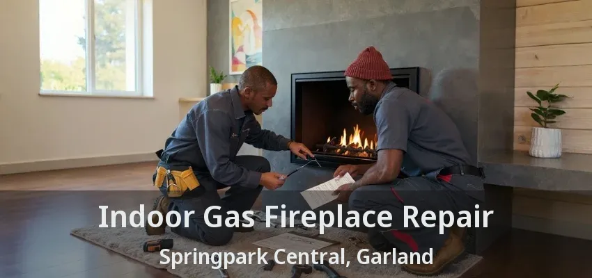 Indoor Gas Fireplace Repair Springpark Central, Garland - TX