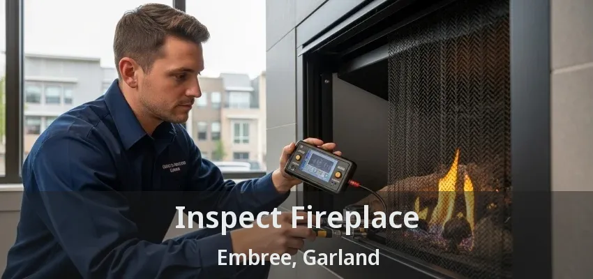 Inspect Fireplace Embree, Garland - TX