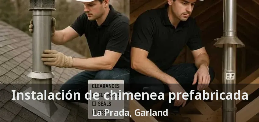 Instalación de chimenea prefabricada La Prada, Garland - TX