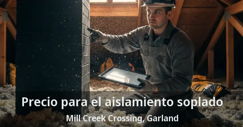 Precio para el aislamiento soplado Mill Creek Crossing, Garland - TX