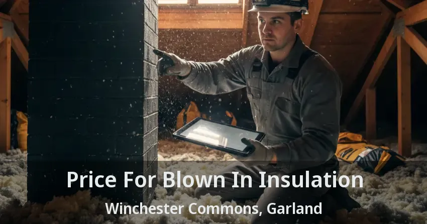 Price For Blown In Insulation Winchester Commons, Garland - TX