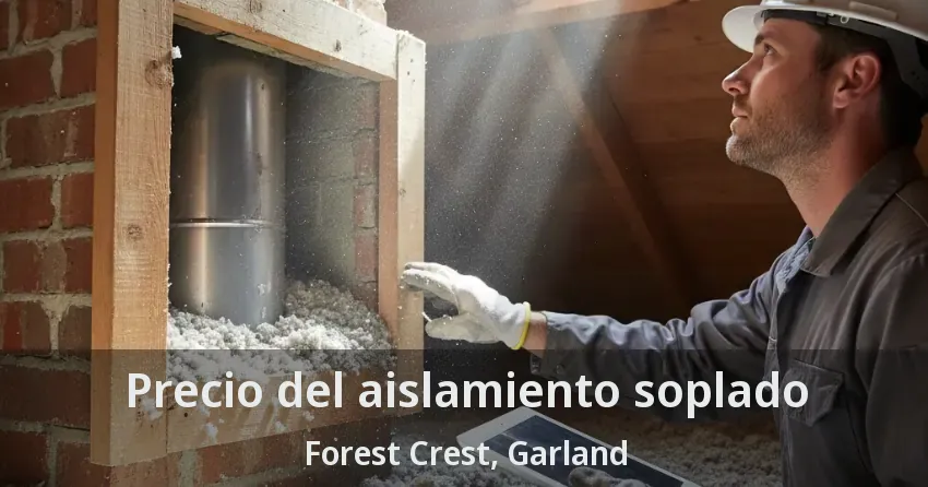 Precio del aislamiento soplado Forest Crest, Garland - TX