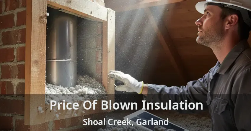 Price Of Blown Insulation Shoal Creek, Garland - TX