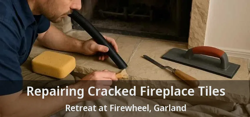 Repairing Cracked Fireplace Tiles Retreat at Firewheel, Garland - TX
