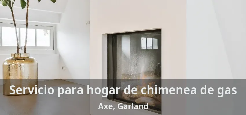 Servicio para hogar de chimenea de gas Axe, Garland - TX