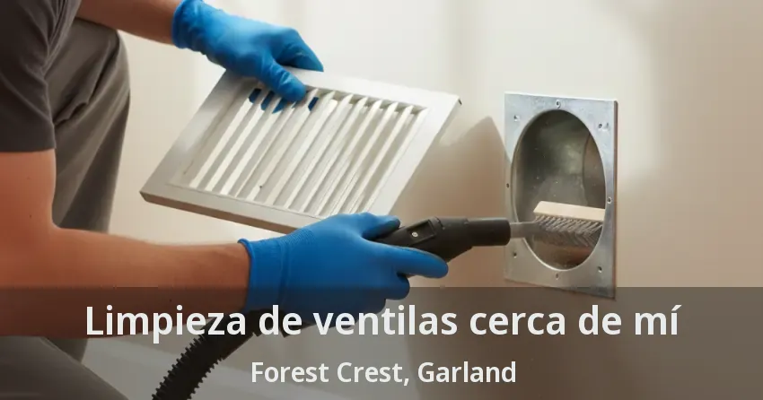 Limpieza de ventilas cerca de mí Forest Crest, Garland - TX