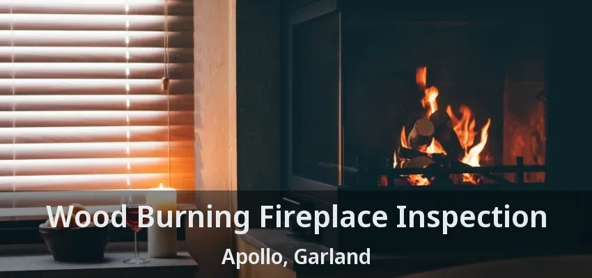 Wood Burning Fireplace Inspection Apollo, Garland - TX