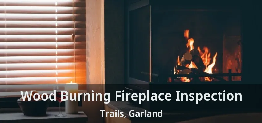 Wood Burning Fireplace Inspection Trails, Garland - TX